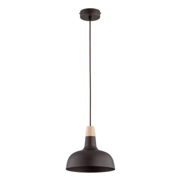Lustre suspenso por cabo RODOS 1xE27/15W/230V preto