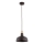 Lustre suspenso por cabo RODOS 1xE27/15W/230V preto