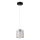 Lustre suspenso por cabo ROSA 1xE27/60W/230V preto/cinza