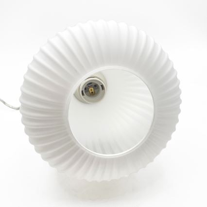 Lustre suspenso por cabo ROYAL 1xE27/15W/230V dourado/branco