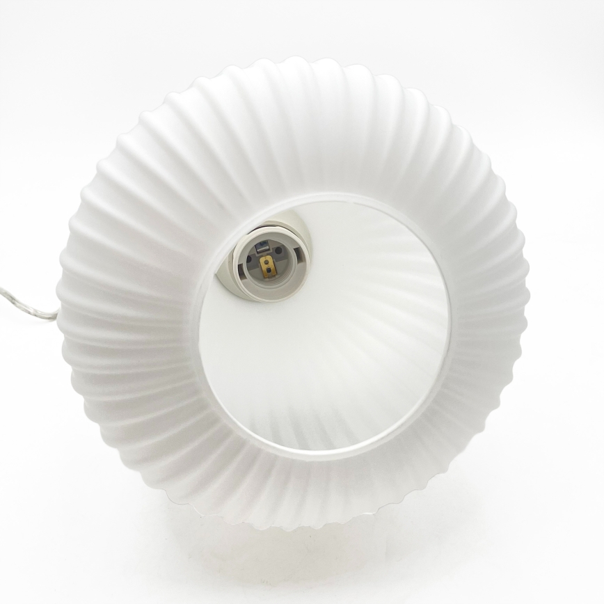 Lustre suspenso por cabo ROYAL 1xE27/15W/230V dourado/branco