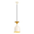 Lustre suspenso por cabo SIVANI 1xE27/40W/230V branco/cobre