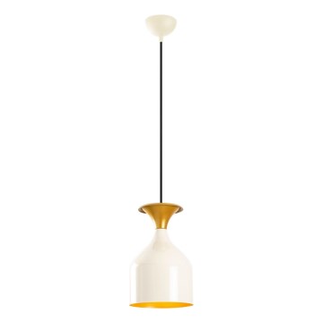Lustre suspenso por cabo SIVANI 1xE27/40W/230V branco/cobre