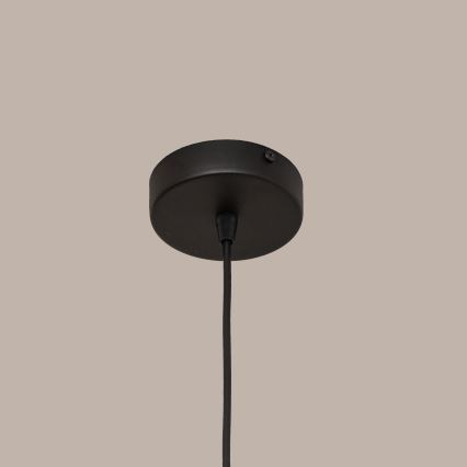 Lustre suspenso por cabo SOLANO 1xE27/15W/230V preto/dourado