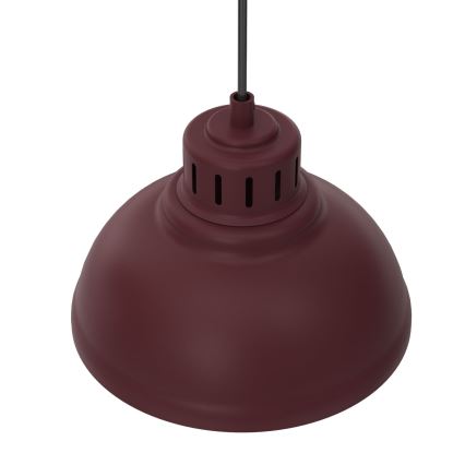 Lustre suspenso por cabo SVEN 4xE27/15W/230V bordeaux
