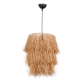 Lustre suspenso por cabo TASSEL 1xE27/40W/230V, em ráfia