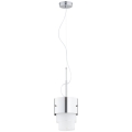 Lustre suspenso por cabo TRI-STAR 1xE27/15W/230V cromado brilhante