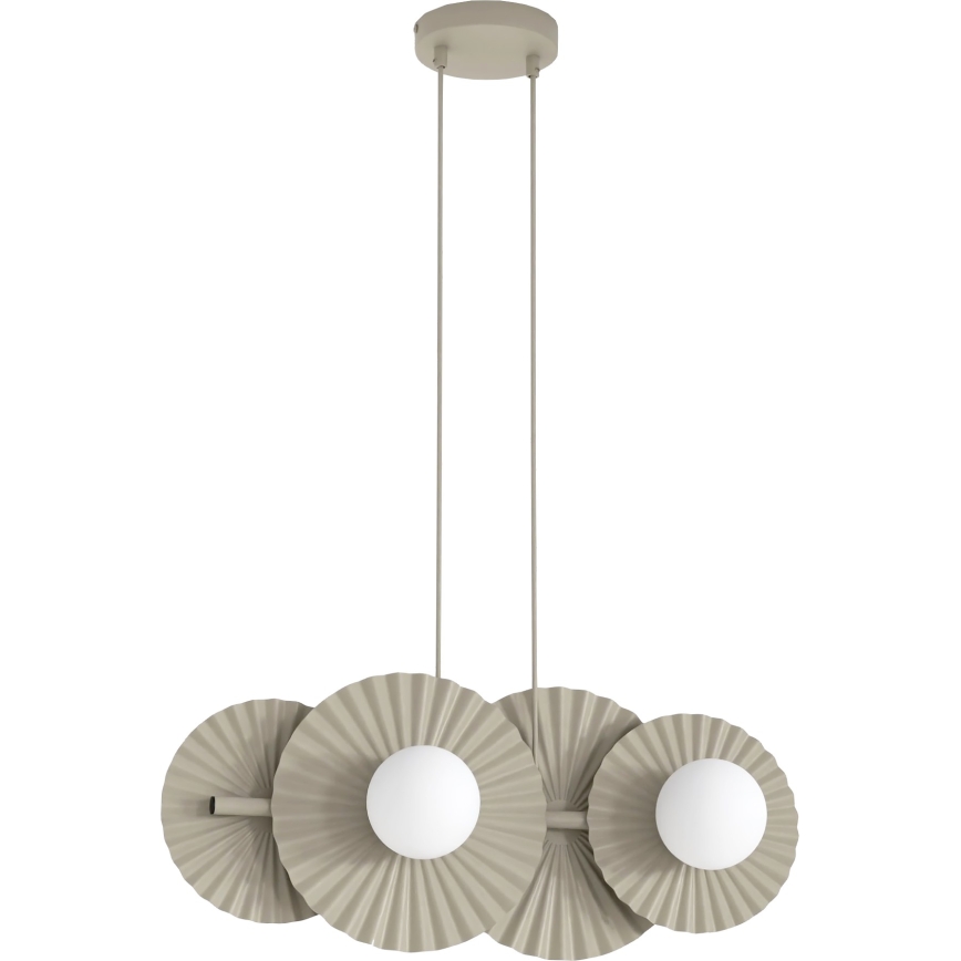 Lustre suspenso por cabo UMBRA 4x G9/8W/230V bege