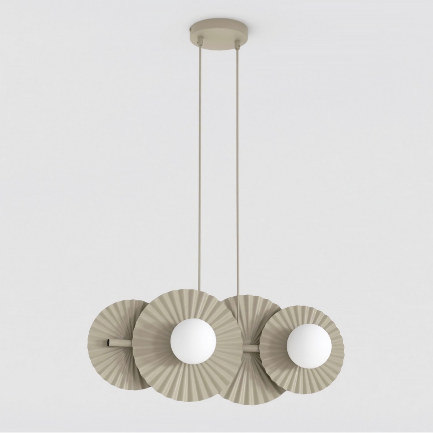 Lustre suspenso por cabo UMBRA 4x G9/8W/230V bege