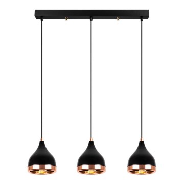 Lustre suspenso por cabo YILDO 3xE27/40W/230V