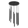 Lustre suspenso por cabo YORU 8xG9/8W/230V preto