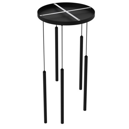 Lustre suspenso por cabo YORU 8xG9/8W/230V, preto