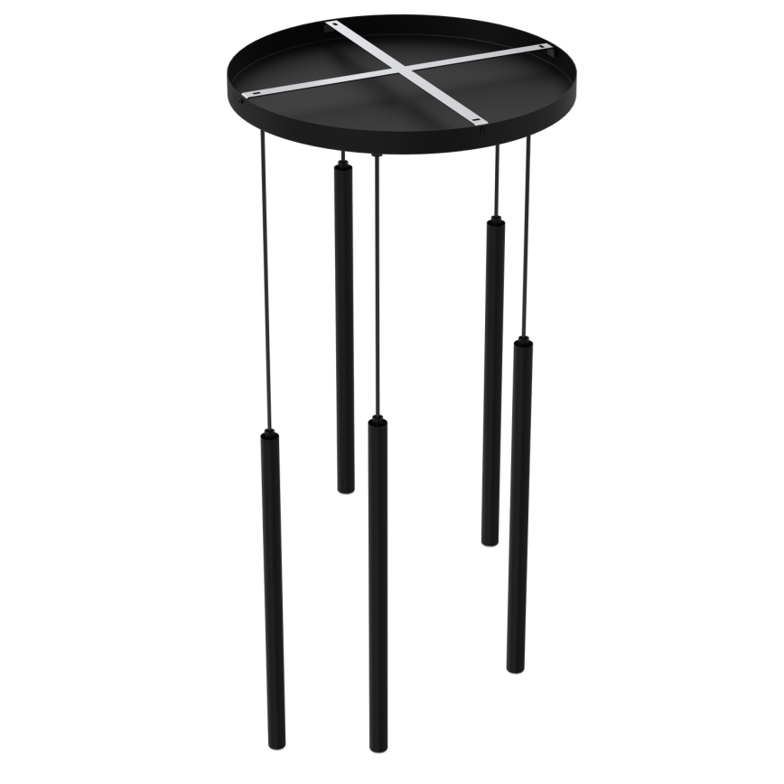 Lustre suspenso por cabo YORU 8xG9/8W/230V, preto