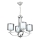 Lustre suspenso por corrente NOVARA 4xE27/40W/230V, cromo brilhante