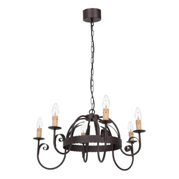 Lustre suspenso por corrente REN, 6x E14, 15 W, 230 V