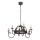 Lustre suspenso por corrente REN, 6x E14, 15 W, 230 V