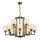 Lustre suspenso por corrente VARANA 12xE27/40W/230V bronze