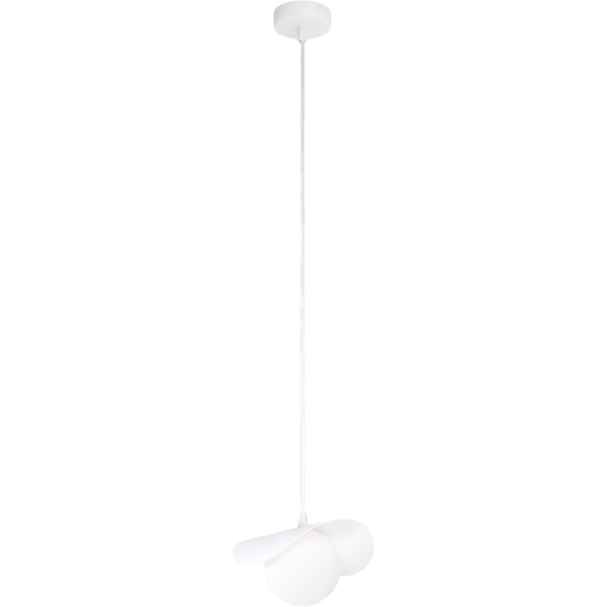 Lustre suspenso RITUAL com cabo, 1xG9/8W/230V, branco