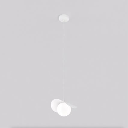 Lustre suspenso RITUAL com cabo, 1xG9/8W/230V, branco