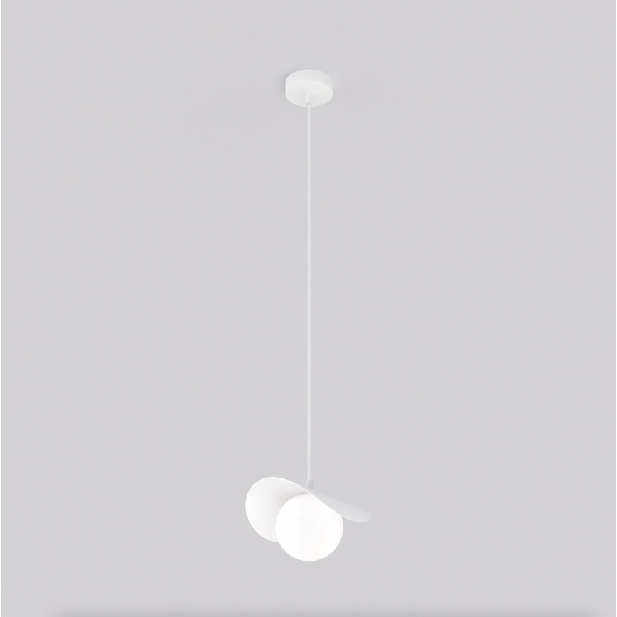 Lustre suspenso RITUAL com cabo, 1xG9/8W/230V, branco