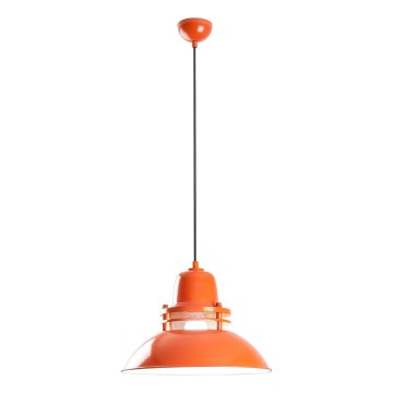 Lustre suspenso TIBET 1xE27/40W/230V laranja