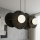 Lustre suspenso UMBRA com cabo 4xG9/8W/230V, preto