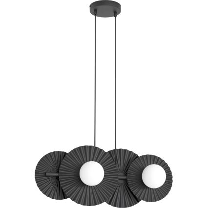 Lustre suspenso UMBRA com cabo 4xG9/8W/230V, preto