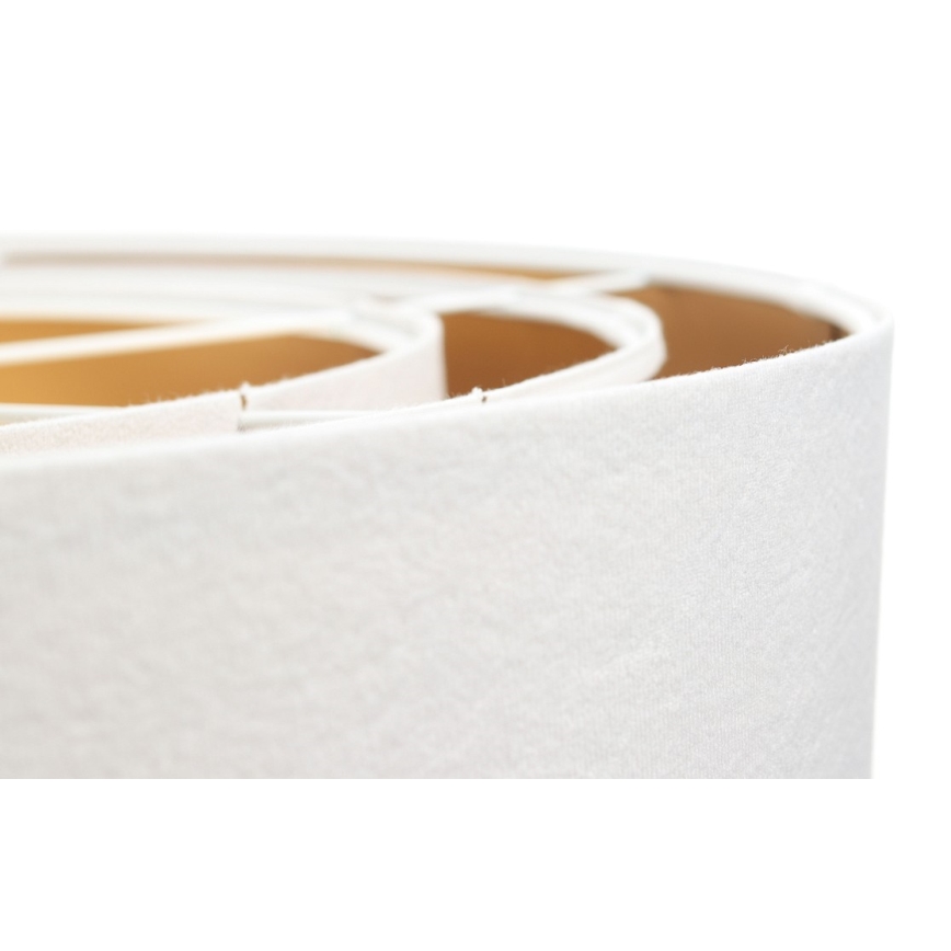 Candeeiro de teto suspenso TRINITI 1xE27/60W/230V branco/dourado