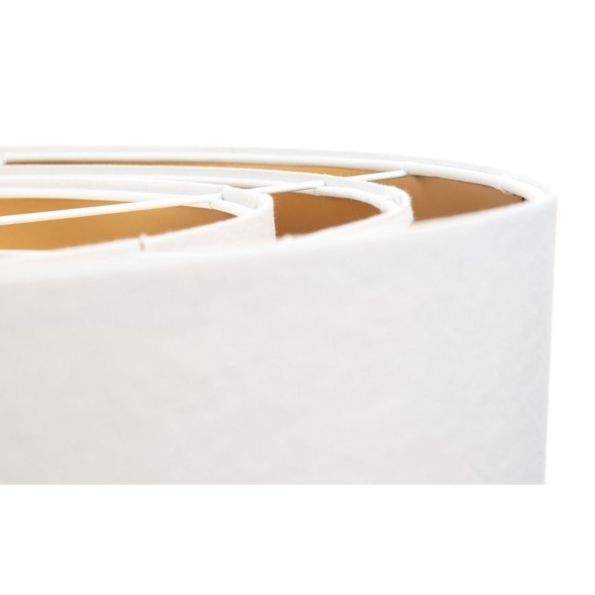 Candeeiro de teto suspenso TRINITI 1xE27/60W/230V branco/dourado