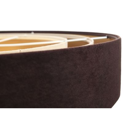 Candeeiro de teto suspenso TRINITI 1xE27/60W/230V castanho/bege/dourado