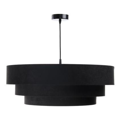 Candeeiro de teto suspenso TRINITI 1xE27/60W/230V preto/dourado