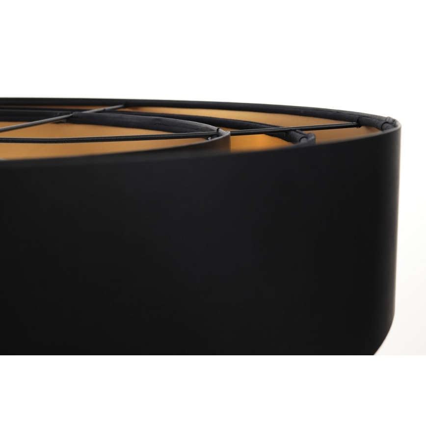 Candeeiro de teto suspenso TRINITI 1xE27/60W/230V preto/dourado