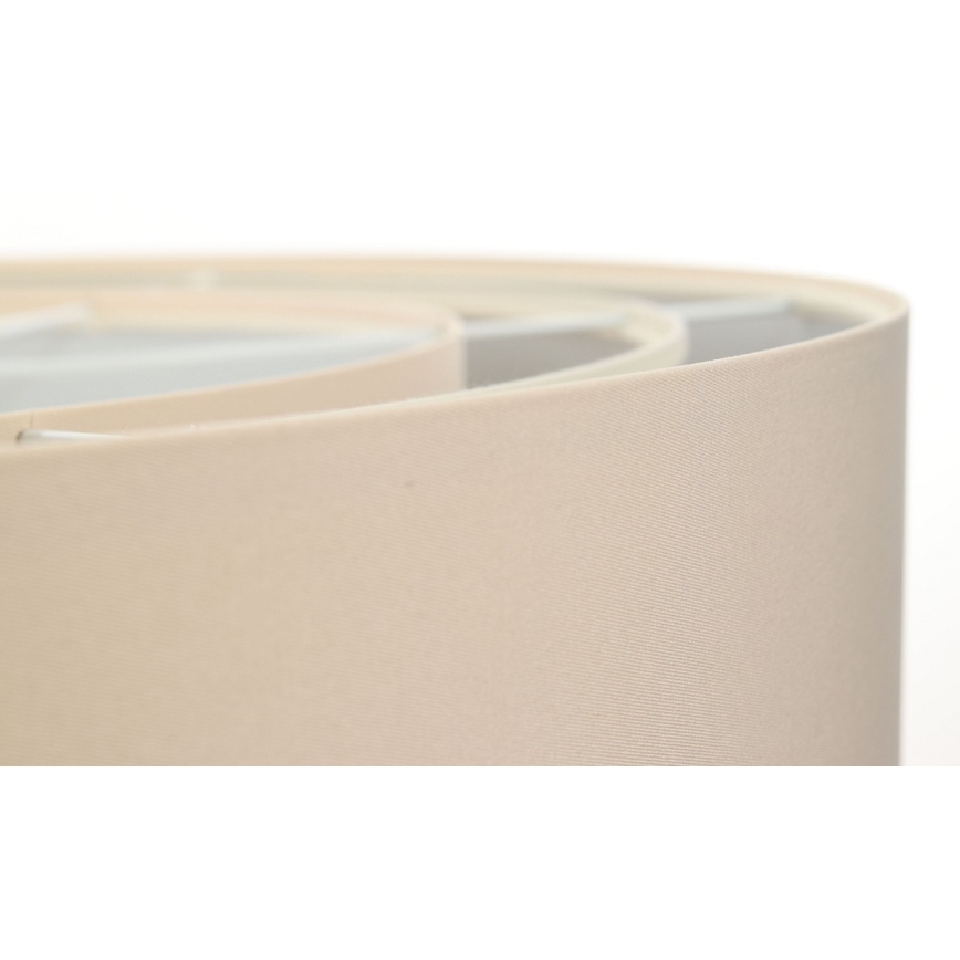 Candeeiro de teto suspenso TRINITI 1xE27/60W/230V bege/cinza