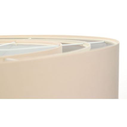 Candeeiro de teto suspenso TRINITI 1xE27/60W/230V bege/cinza