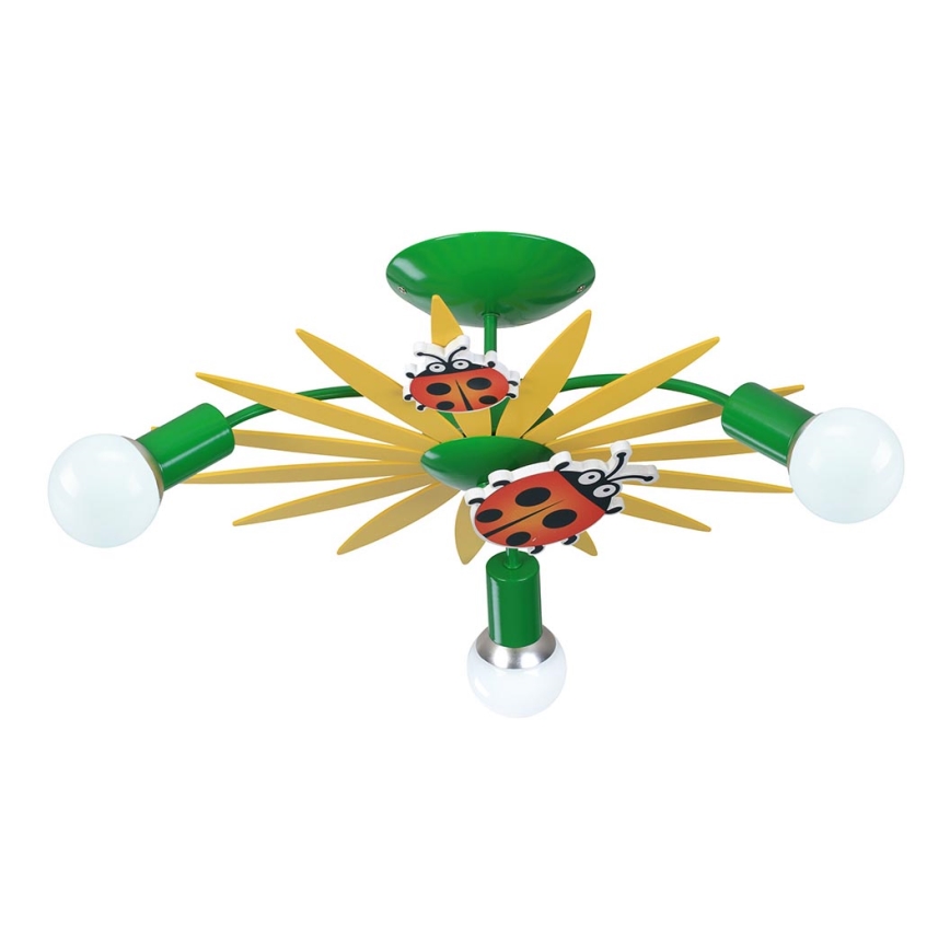 LUXERA 28033 - Luz de teto de criança QUETT 3xE27/40W/230V