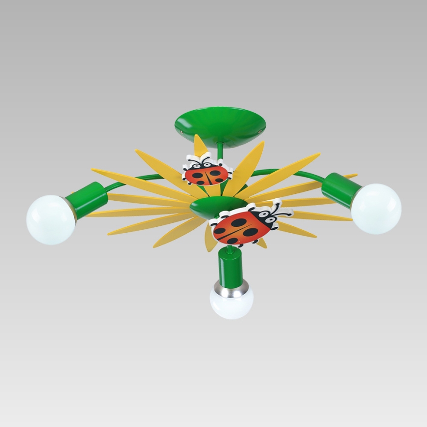 LUXERA 28033 - Luz de teto de criança QUETT 3xE27/40W/230V