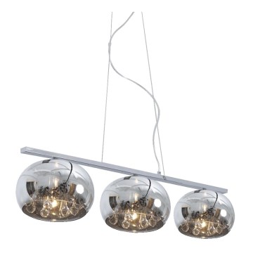 LUXERA 46039 - Candelabro pendente SPHERA 3xG9/33W/230V