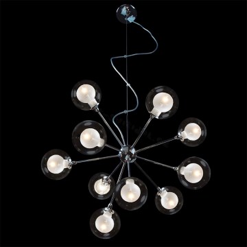 Luxera 46045 - Candelabro pendente PLANETIC 10xG4/10W/230V