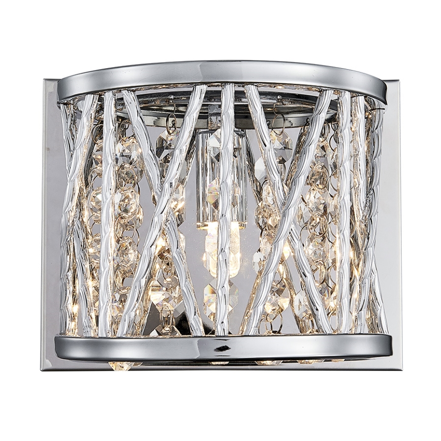 LUXERA 46063 - Iluminação de parede STIXX 1xG9/33W/230V prateado