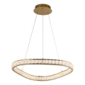 LUXERA 46151 - Lustre LED suspenso por cabo MIST LED/43W/230V 4000K dourado