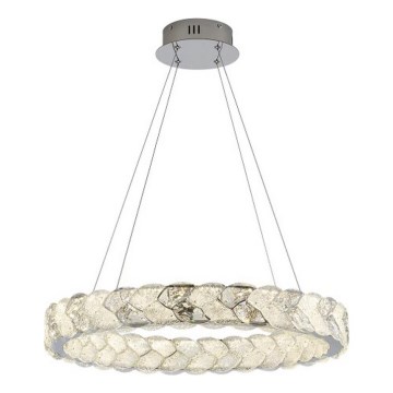 LUXERA 46156 - Lustre LED suspenso por cabo LARUNA LED/38W/230V 4000K, acabamento cromo mate