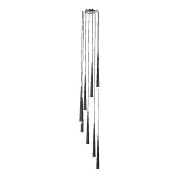 LUXERA 48005 - Candelabro pendente EBONY 8xG9/33W/230V
