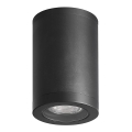Luxera 48325 - Luz de teto de exterior MOPTI 1xGU10/7W/230V IP54 preto antigo
