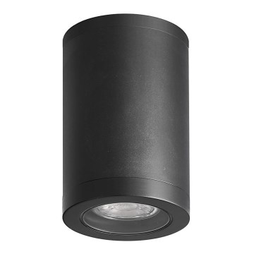 Luxera 48325 - Luz de teto de exterior MOPTI 1xGU10/7W/230V IP54 preto antigo