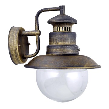 LUXERA 48400 - Luz de parede de exterior LIMASSOL 1xE27/60W/230V IP44