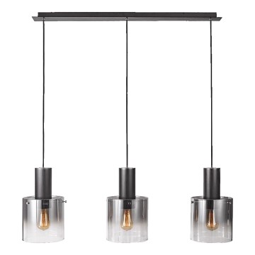 Luxera 64414 - Candelabro suspenso MOXIE 3xE27/60W/230V
