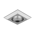 LUXERA 71022 - Luz embutida ELEGANT 1xGU10/50W/230V