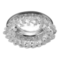 LUXERA 71025 - Luz embutida CRYSTALS 1xGU10/50W/230V