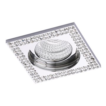 LUXERA 71077 - Luminária de teto embutida CRYSTALS 1xGU10/50W/230V