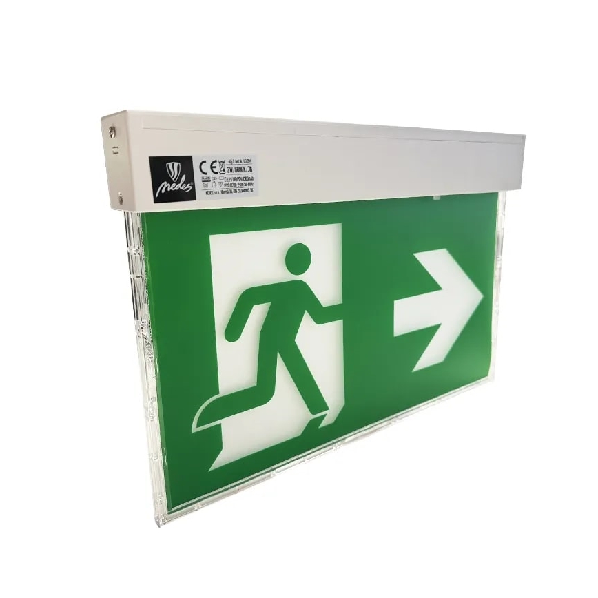 Luz de Emergência LED/2W/230V 6000K 1500 mAh